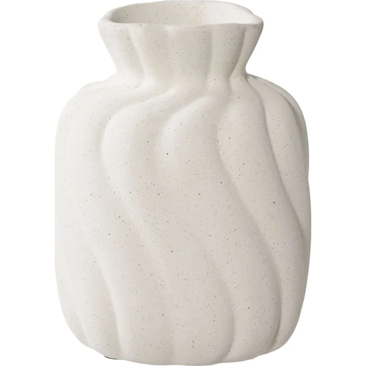 House Nordic Vase, Keramik, weiß, 2er-Set – Bild 3