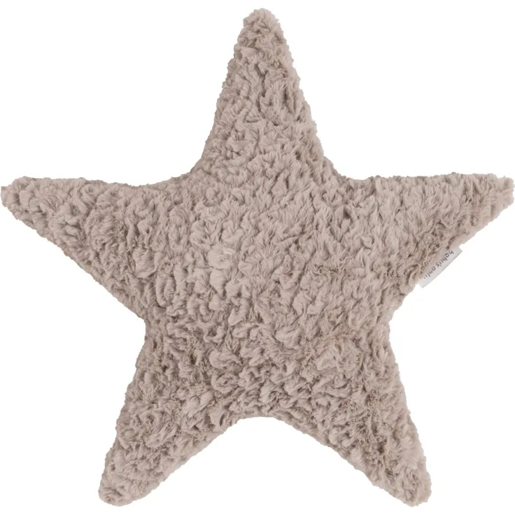 Baby's Only Kissen - Stern Teddy - Snow - Taupe Ta
