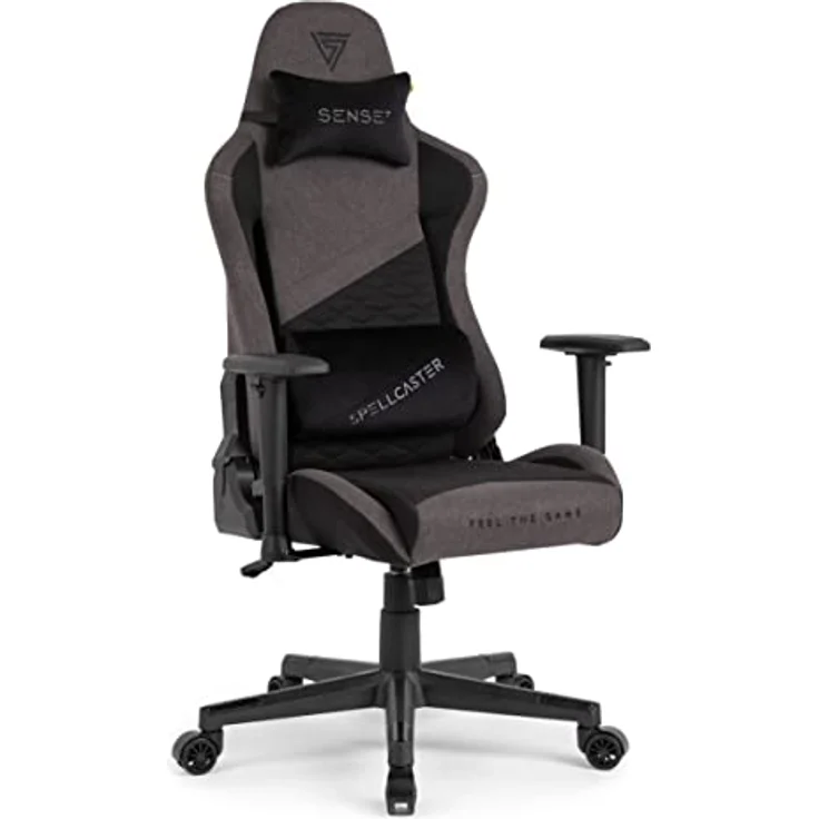 SENSE7 Spellcaster Senshi Edition XL Gaming Stuhl, HDF Platte, Gray/Black – Bild 9