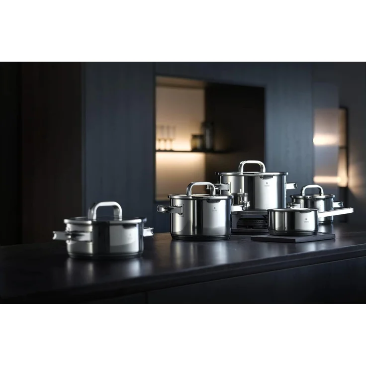 WMF Fleischtopf Function 4 Advanced, Cromargan® Edelstahl rostfrei 18/10 (Volumen 5,7l, Höhe 13 cm), Glasdeckel mit 4 Abgießfunktionen – Bild 7