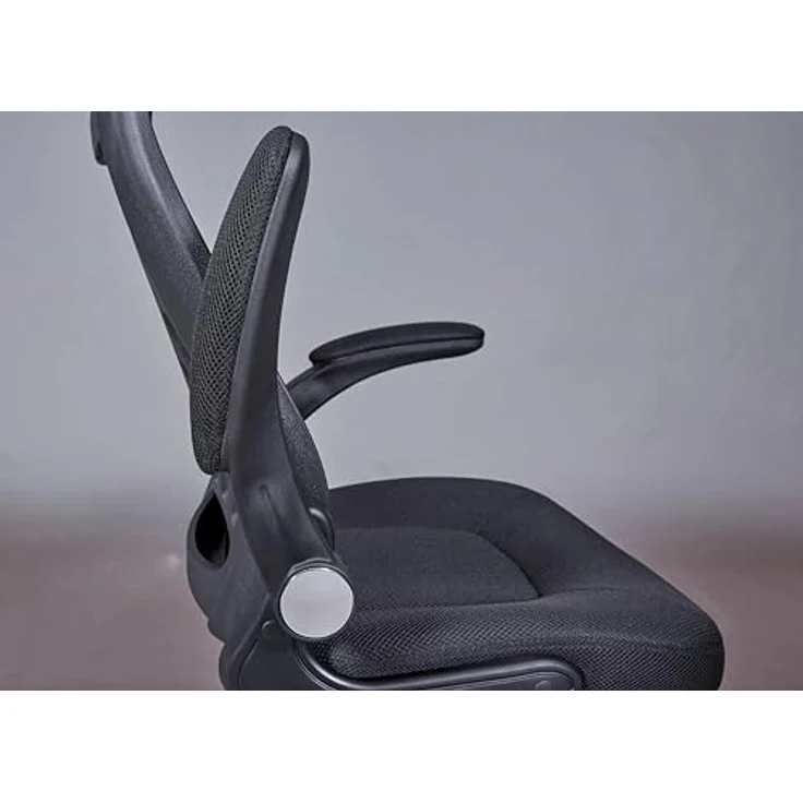 MID.YOU Drehstuhl „Mid.you“, Schwarz, Textil, verstellbar, 68-65x114-122 cm, ideal für Arbeitszimmer – Bild 7