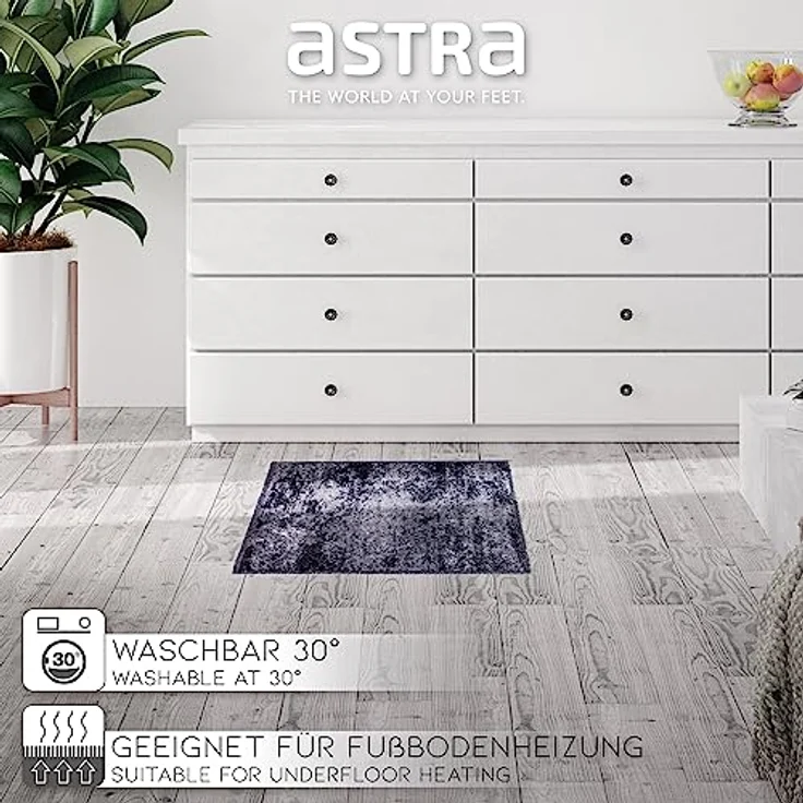 ASTRA Fußmatte Pure & Soft, rechteckig, Höhe: 7 mm, Schmutzfangmatte, waschbar – Bild 4