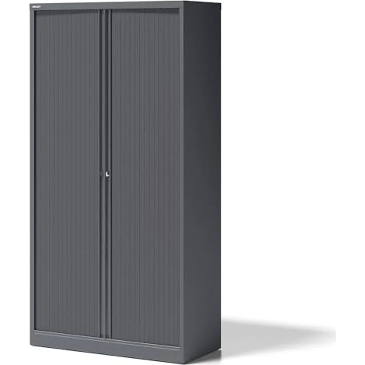 Rollladenschrank Essentials, mit 4 Fachböden für 5 Ordnerhöhen, Farbe anthrazitgrau