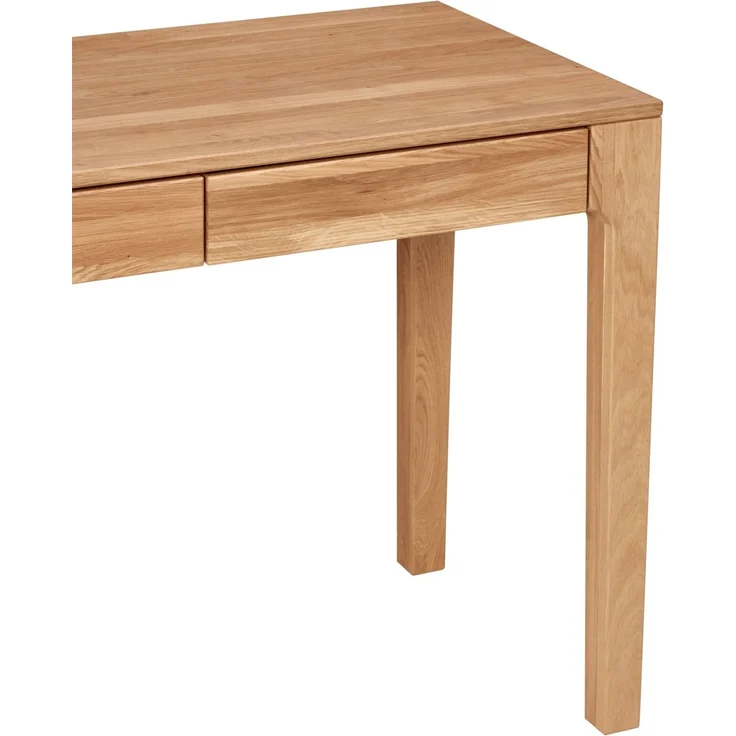 Livetastic 'KOBLENZ' Schreibtisch, Massivholz Wildeiche, 110 x 76 x 55 cm, mit 2 Schubladen – Bild 4
