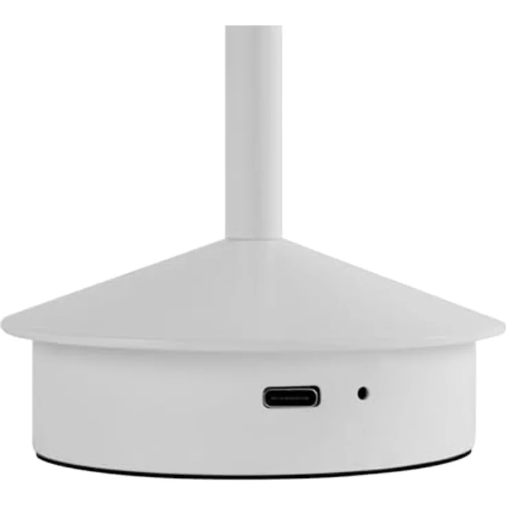 Idena LED Akku-Tischleuchte, mobile Schreibtischlampe in weiß – Bild 3