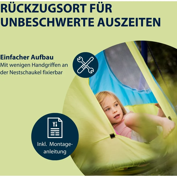Zelt Cosy Castle für Nestschaukel 110+ – Bild 6