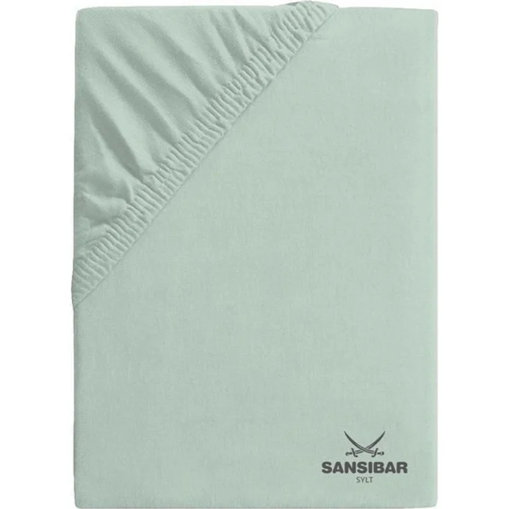 Sansibar Sylt Spannbettlaken Premium Topper-Spannbetttuch, Sansibar, Topperbezug, Gummizug: hochwertiges Rundumgummi, Matratzenbezug bis zu 15 cm Steghöhe, dicker Stoff, faltenfreier Sitz – Bild 2