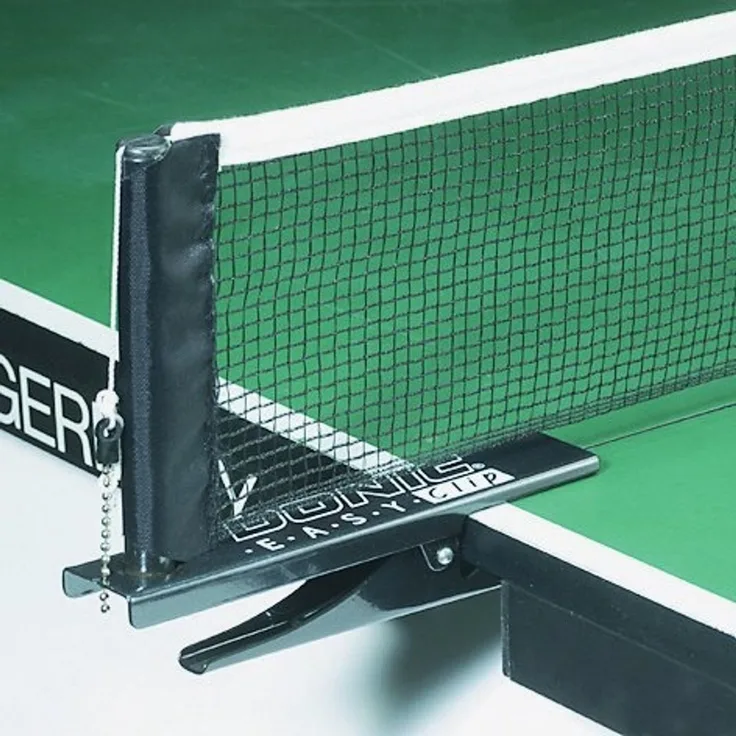 Donic Tischtennisnetz "Easy Clip" - preiswertes Netz mit Clip-System, schwarz