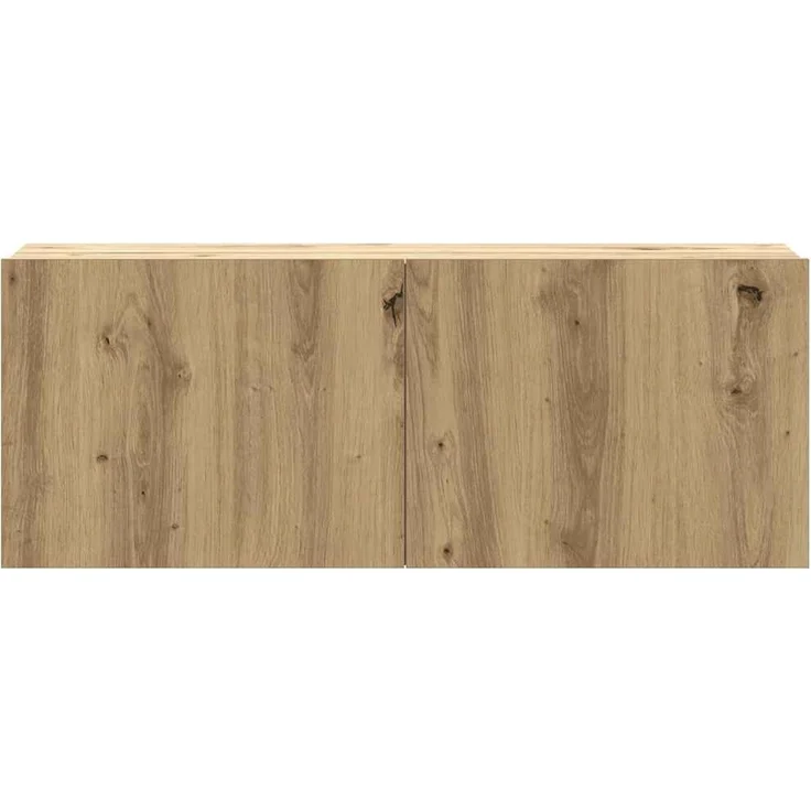 vidaXL 6-tlg. TV-Schrank-Set Wandmontage Artisan-Eiche Holzwerkstoff 3328990 – Bild 4