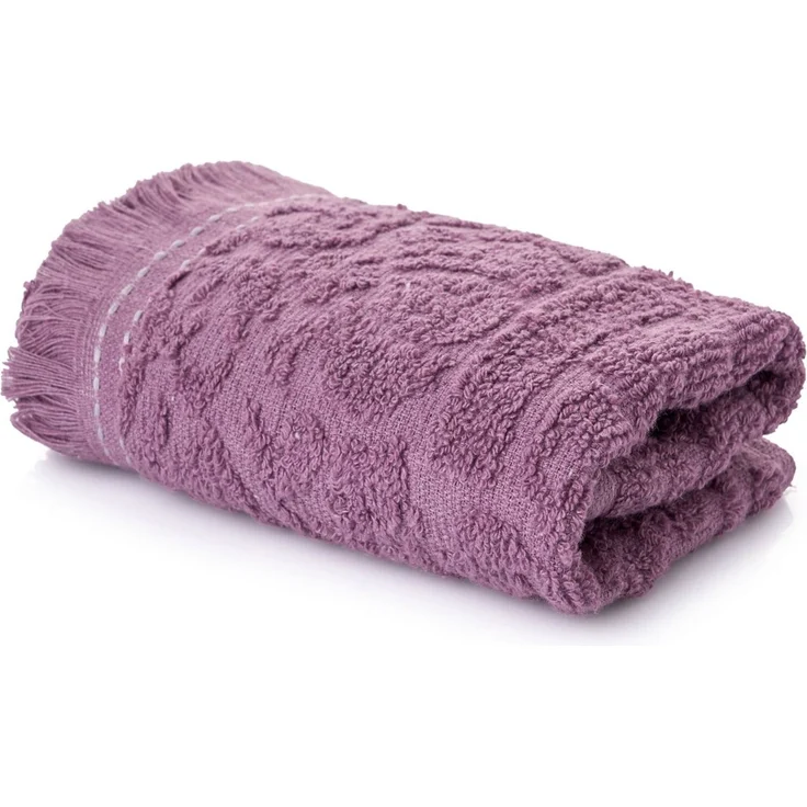 Mijolnir 'Textured - Purple' Waschhandtuchset (6-teilig), Lila, 30 x 50 cm – Bild 6