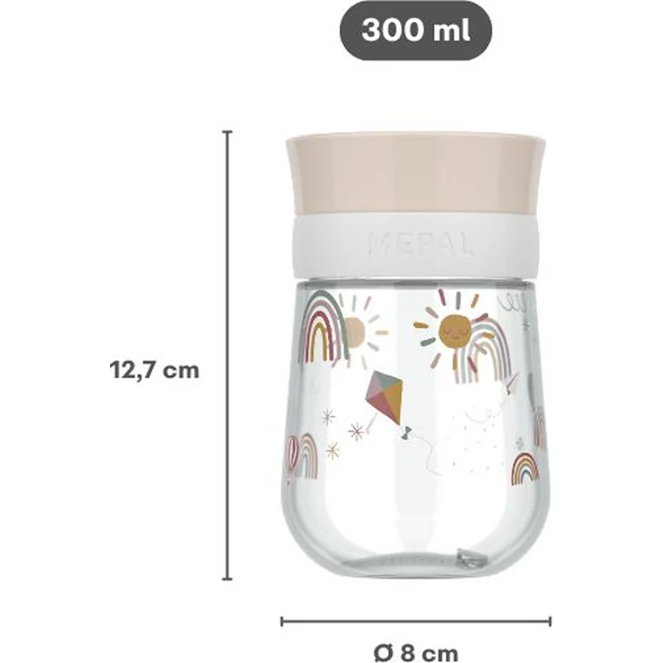Mepal MIO 360° Trinklernbecher 300 ml Sunshine & Rainbow (2025) – Bild 4