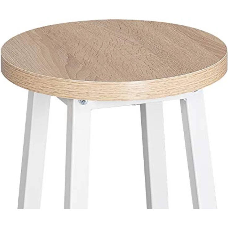 Woltu Barhocker (4 St), Gestell aus stabilem Stahl, Stizfläche aus MDF – Bild 7