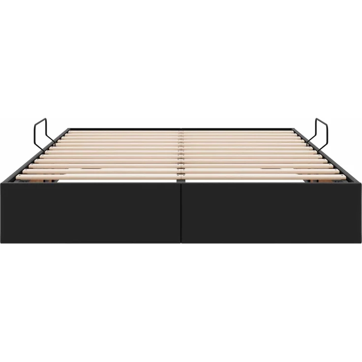 vidaXL Ottoman Bettgestell Schwarz 140 x 200 cm Kunstleder 3442774 – Bild 7
