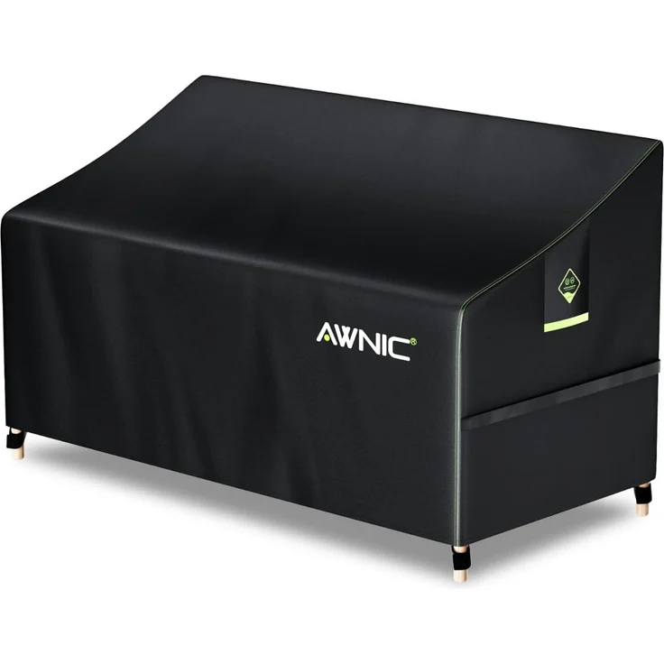Awnic Gartenbank Abdeckung Hülle für Schutzhülle Abdeckplane Gartenbank Wasserdicht 420D Polyester 3 Sitzer 160X70X60/88cm