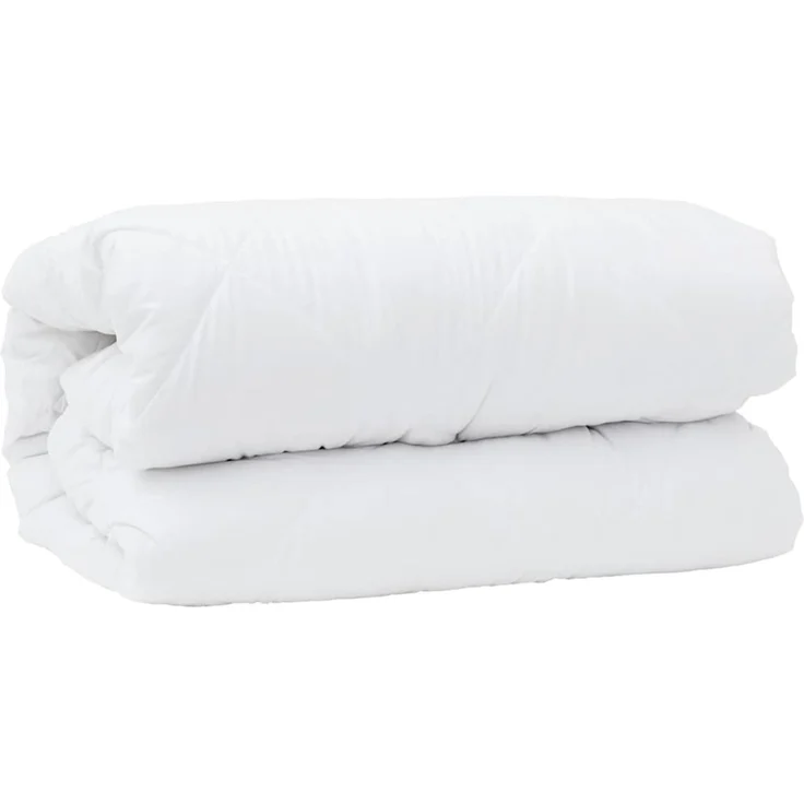 vidaXL 2-in-1 Bettdecke 240 x 200 x 8 cm Winter Polyester Weiß 42007785 – Bild 4