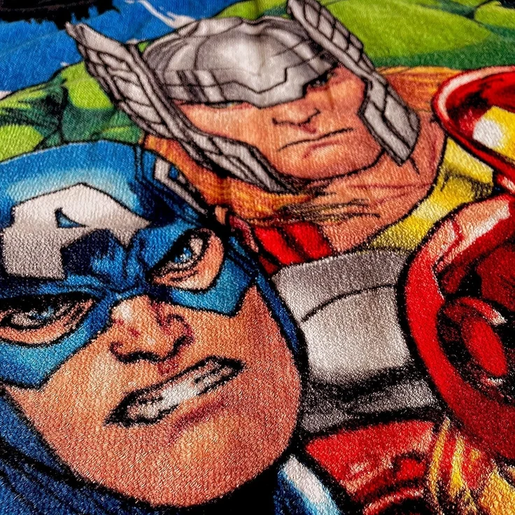 Avengers Baumwolle Strandtuch – Frottee Badetuch mit Premium Druck, 70x140 cm – Bild 2