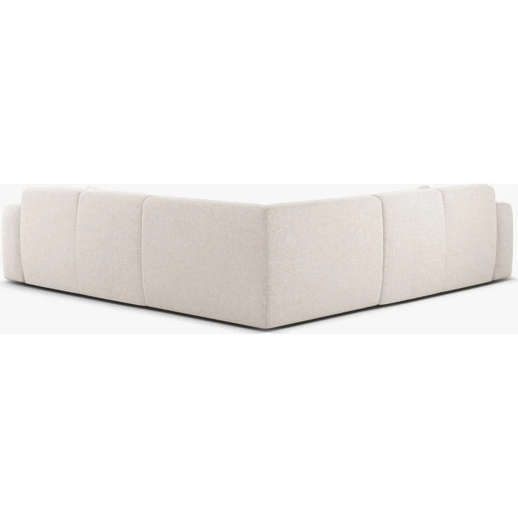 Micadoni Ecksofa Molino 5-Sitzer Chenille Eden Helles Beige – Bild 2