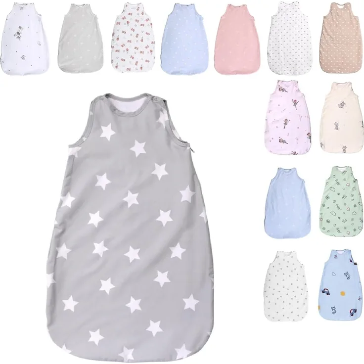 Lorelli Baby-Sommerschlafsack Summer, Länge 100 cm Breite 50 cm, 100% Baumwolle grau