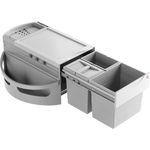 HAILO 3646131 Abfallsorter RONDO-2 Plus 35 (1x18 + 2x8,5) Liter / ab 90 cm Eck - Schrankbreite / Hailo Rondo 90. 3/35