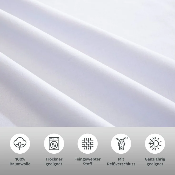 OTTO home Bettwäsche Violetta in Gr. 135x200 oder 155x220 cm, Renforcé, 2 teilig, Bettwäsche aus Baumwolle, romantische Bettwäsche mit Volants – Bild 2