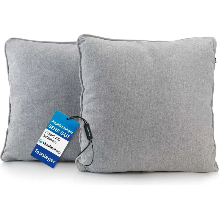 DYNMC you Sofakissen mit Füllung und Bezug - 2er Set mit Viel Füllung, Rückenkissen mit Baumwoll-Bezug - Bequeme Dekokissen – Bild 1