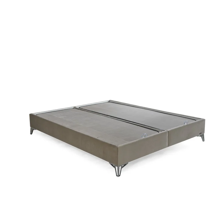 Schlafzimmer-Set "Tiva" – Bett mit Bettkasten und Matratze , Nachttisch, Bettbank-Beige – Bild 9