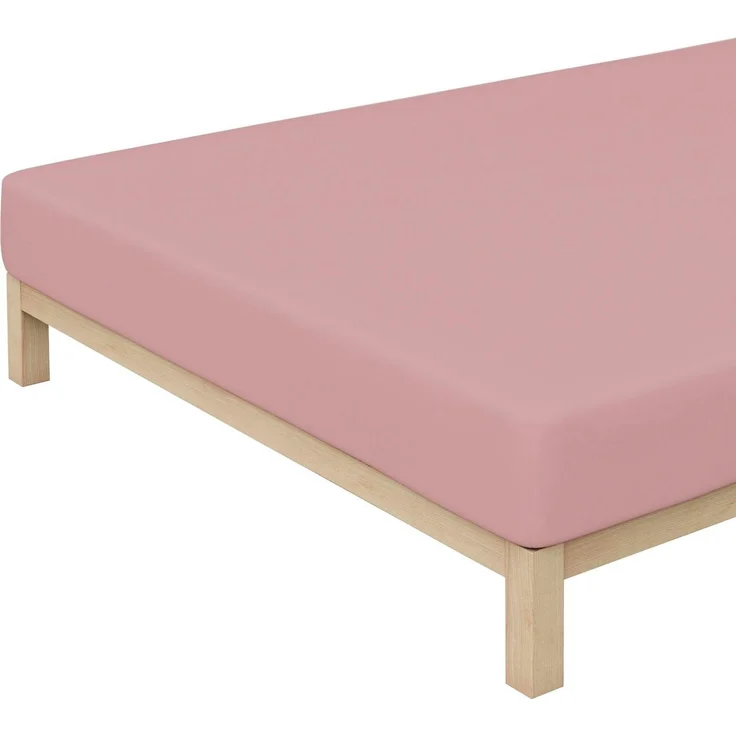 Schlafgut Spannbettlaken Premium, Gummizug: rundum, (1 Stück), Mako-Zwirn-Jersey, Purple Mid, M 120x200cm - 130x220cm – Bild 3