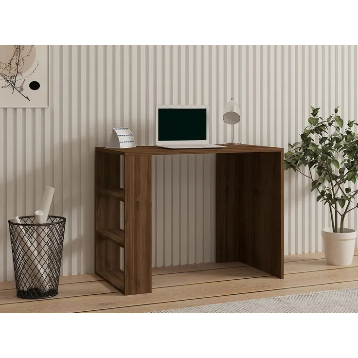 Skye Decor 'Cool - Walnut' Schreibtisch, Walnuss, 90 x 70 x 50 cm