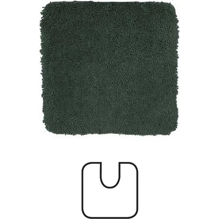 spirella Badematte HIGHLAND, Höhe 40 mm, Badteppich Hochflor, 100% Polyester Microfaser, Anti-Rutsch Beschichtung, mit Toilettenausschnitt, für Fußbodenheizung geeignet, waschbar 40°, schnelltrocknend, Polyester, rechteckig, Rutschhemmende Unterseite a... – Bild 2