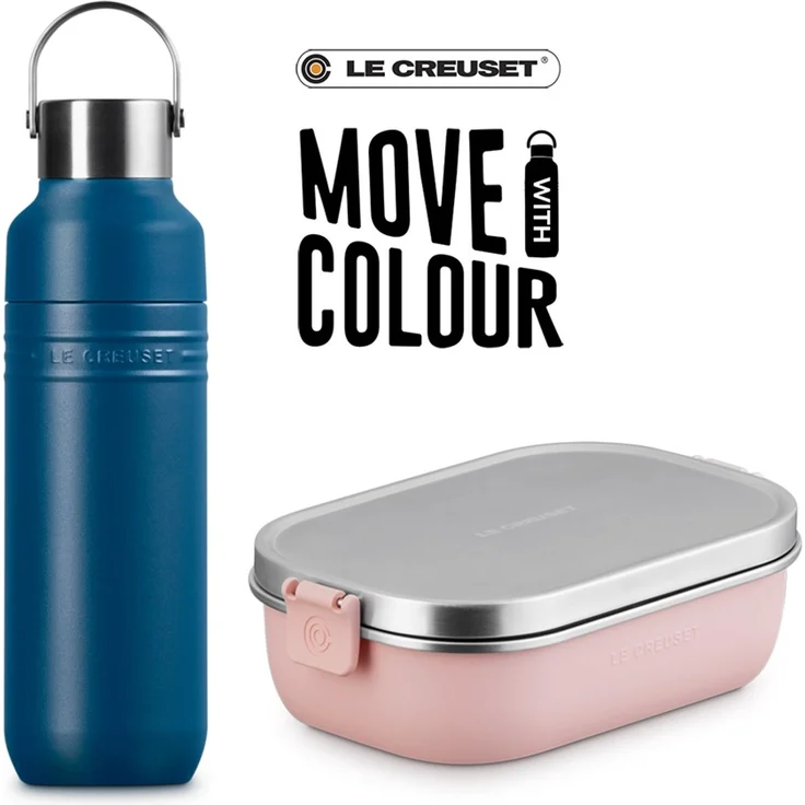Le Creuset On the Go Kids-Set To-Go BUNT 2-tlg.