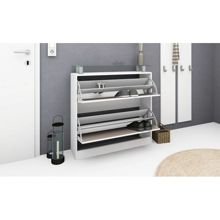 borchardt Möbel Garderoben-Set Finn, (Set, 3-St), mit Glasablage – Bild 2