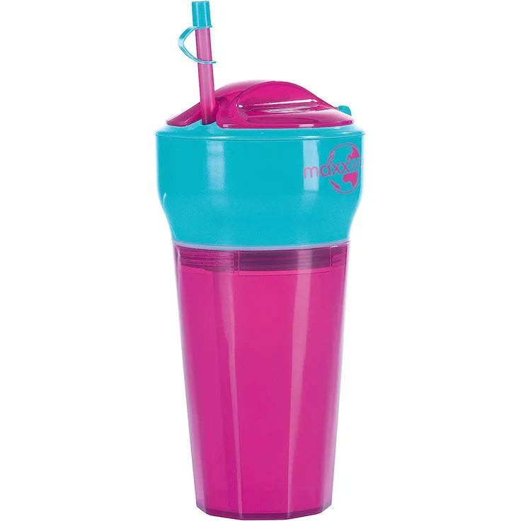 TV Unser Original 06384 Snack-Becher, rosa türkis
