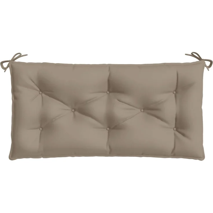 vidaXL Gartenbank-Auflagen 2 Stk. Taupe 100x50x7 cm Oxford-Gewebe 361667 – Bild 5