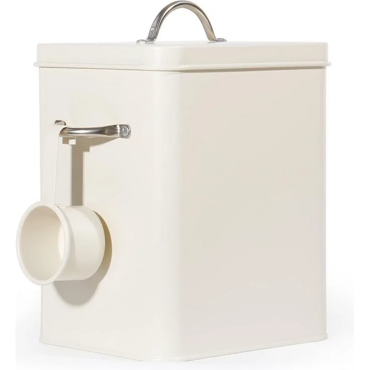 Zedelmaier Aufbewahrungsbox Waschpulver-box Waschmittelbox 6.5L (Satz, 1 box+Deckel+Schaufel), Multifunktionale Aufbewahrungsbox für Hundefutter, Katzenfutter