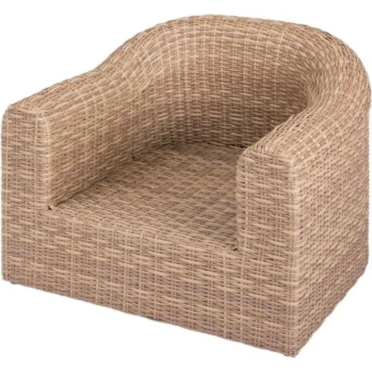 Hespéride Lounge-Sessel für den Garten Mooréa Savana – rostfrei – geflochtenes Harz – Kissen mit abnehmbarem Bezug – verstellbare Füße – Terrassenmöbel – Bild 4