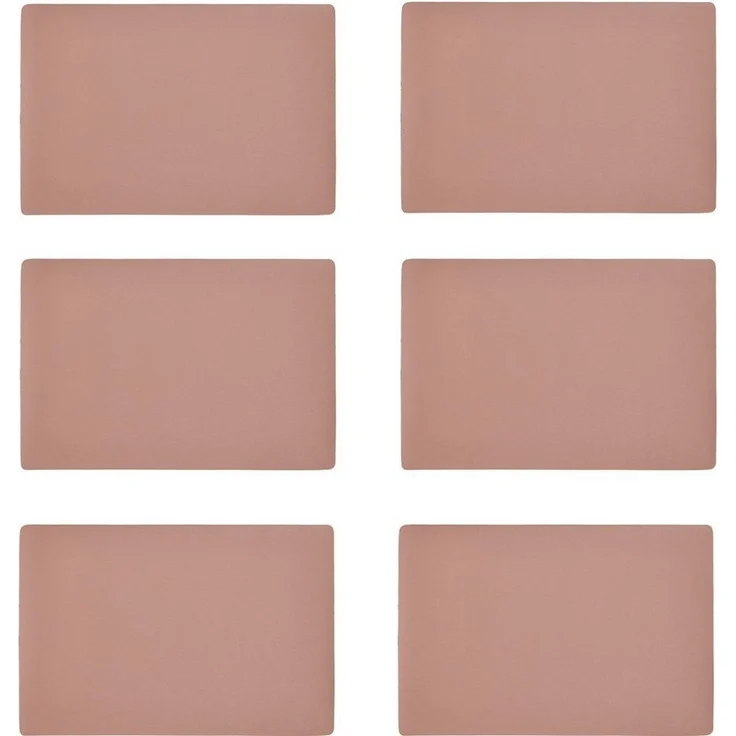 Zeller Present Platzset, (Set, 6-St), Kunstleder, metallic, 30x45 cm – Bild 3