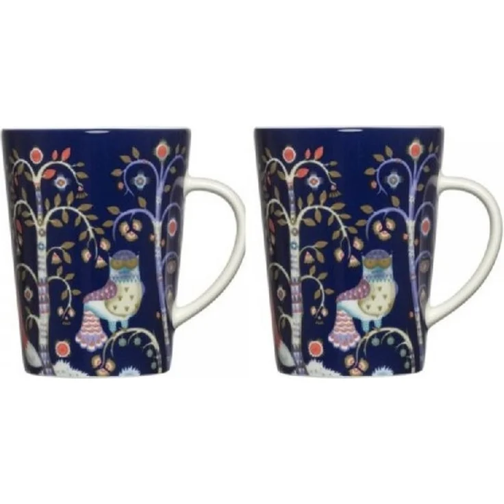 IITTALA Tasse Henkelbecher Taika Blau (2-Teilig) – Bild 3