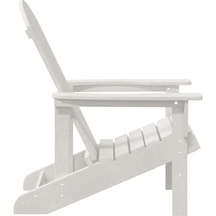 vidaXL Adirondack-Stuhl Weiß 82 x 74 x 92 cm HDPE 42006621 – Bild 4