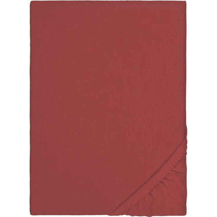 biberna Feinbiber-Spannbetttuch 0002744, rost, 1x 140x200 cm - 160x200 cm – Bild 5