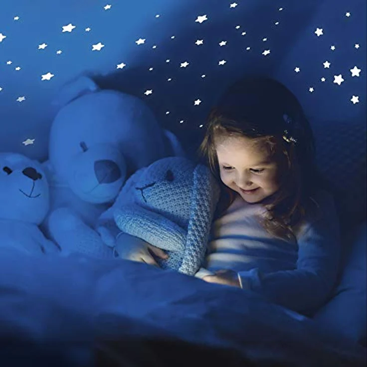Leuchtsterne selbstklebend, 452 Leuchtsticker – extra helle Sternenhimmel Aufkleber, Leuchtsterne Kinderzimmer, Leuchtaufkleber – Bild 4