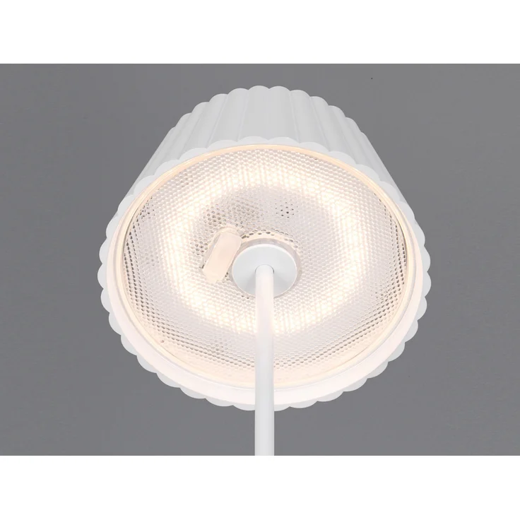 2er SET Akku LED Tischlampen kabellos für Innen & Außen, Weiß - Höhe 39cm – Bild 6