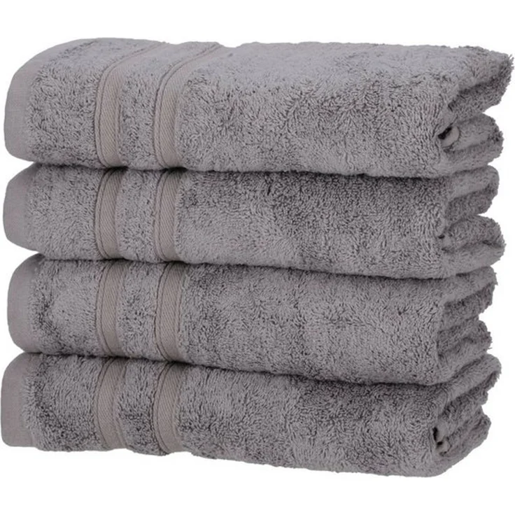 Hometex Premium Textiles Handtuch in nachhaltiger Premium Qualität 450 g/m², 4er Handtücher, Kuschelig weich und sehr saugfähig, Extra flauschige Hotel-Qualität – Bild 3