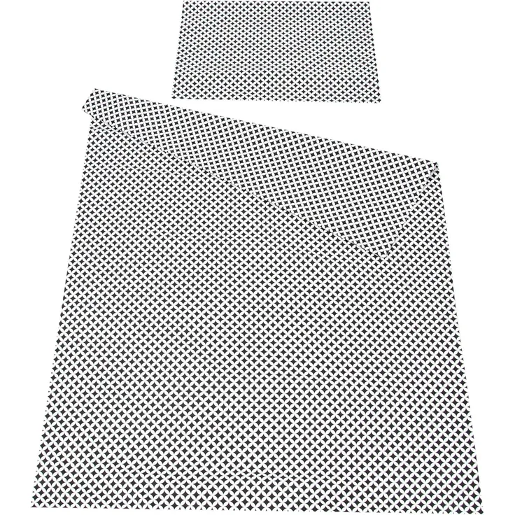 BABYLUX Bettwäsche Bezug 2 Tlg. 100x135 cm Kinderbettwäsche Bettwäsche Bettset Babybettwäsche (107. Marokko Schwarz)