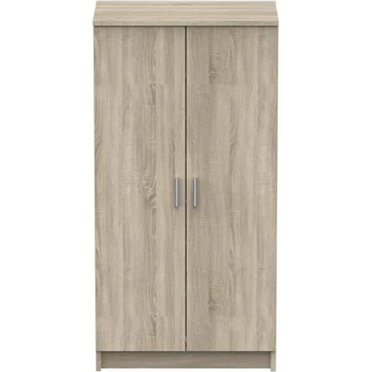 Dmora - Schuhschrank Alcudia, Platzsparendes Schuhregal, Schuhregal für den Eingangsbereich, Mehrzweckgarderobe mit 5 Regalen, 55x36h108 cm, Eiche – Bild 7