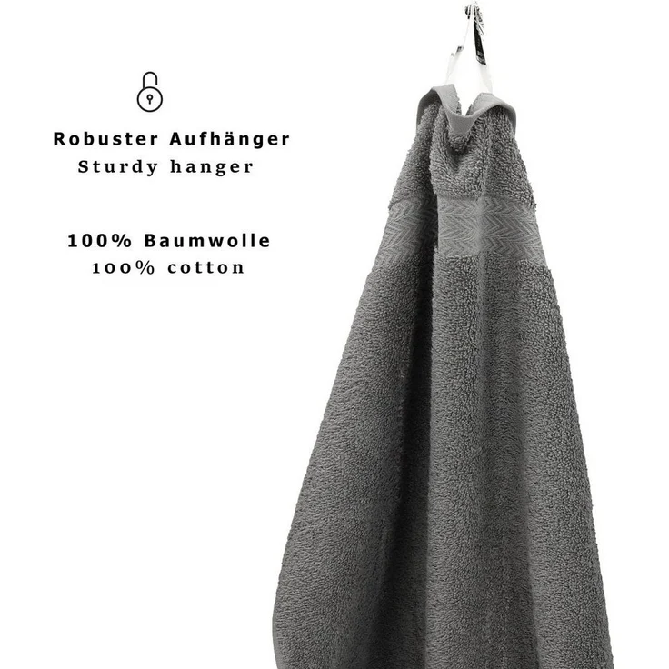Betz Handtücher 8 Stück Premium 50x100 cm Handtuch-Set, 100% Baumwolle (Set) – Bild 2