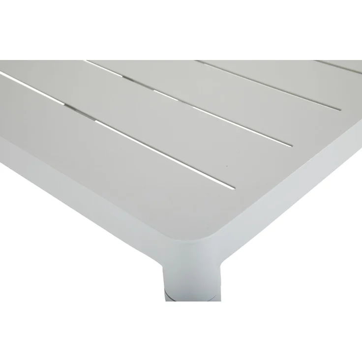 Gartenesstisch Bigby aus Aluminium, modern, rechteckig, hellgrau, 195x90 cm, für 6–8 Personen – Bild 2