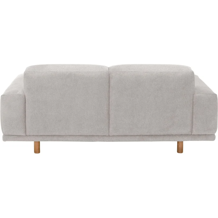 Sofa 2-Sitzer Kattryna Flachgewebe silber – Bild 4