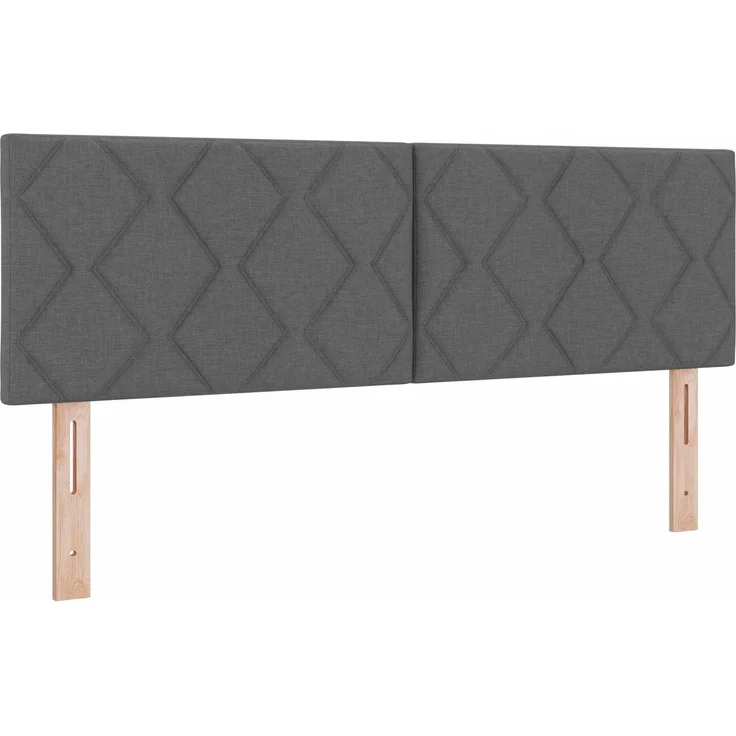 vidaXL LED-Speicherbett mit Matratze Dunkelgrau 160 x 200 cm Stoff 3459136 – Bild 5