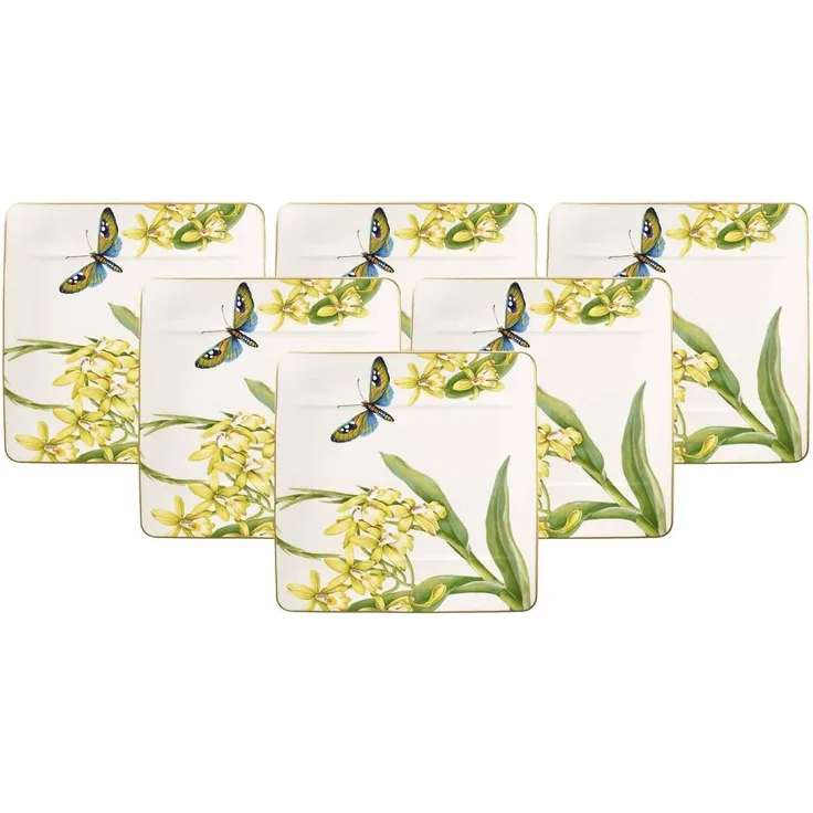 Villeroy & Boch Amazonia Frühstücksteller 23 x 23 cm 6er Set