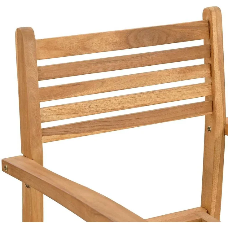 vidaXL Stuhl 8 Stk. Braun Massivholz Teak 3375765 – Bild 9